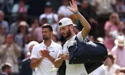 Novak Djokovic survives scare to end Jacob Fearnley’s Wimbledon dream