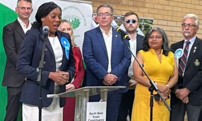 Kemi Badenoch scrapes through in North West Essex as her majority is slashed by almost 25,000