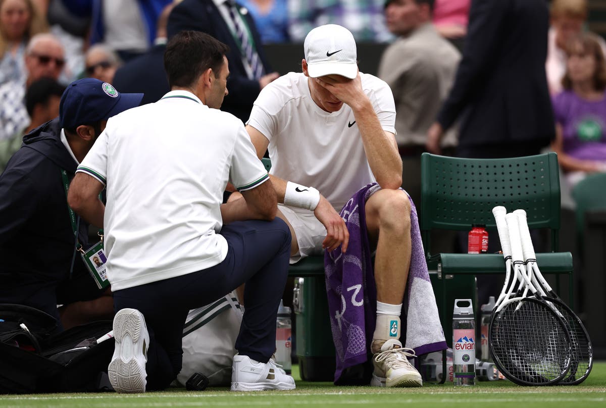 Jannik Sinner knocked out of Wimbledon in four-hour marathon as Daniil Medvedev remains ruthless