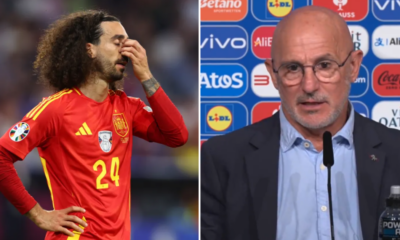 Spain boss responds to fans booing Chelsea's Marc Cucurella in Euro 2024 win over France | Football