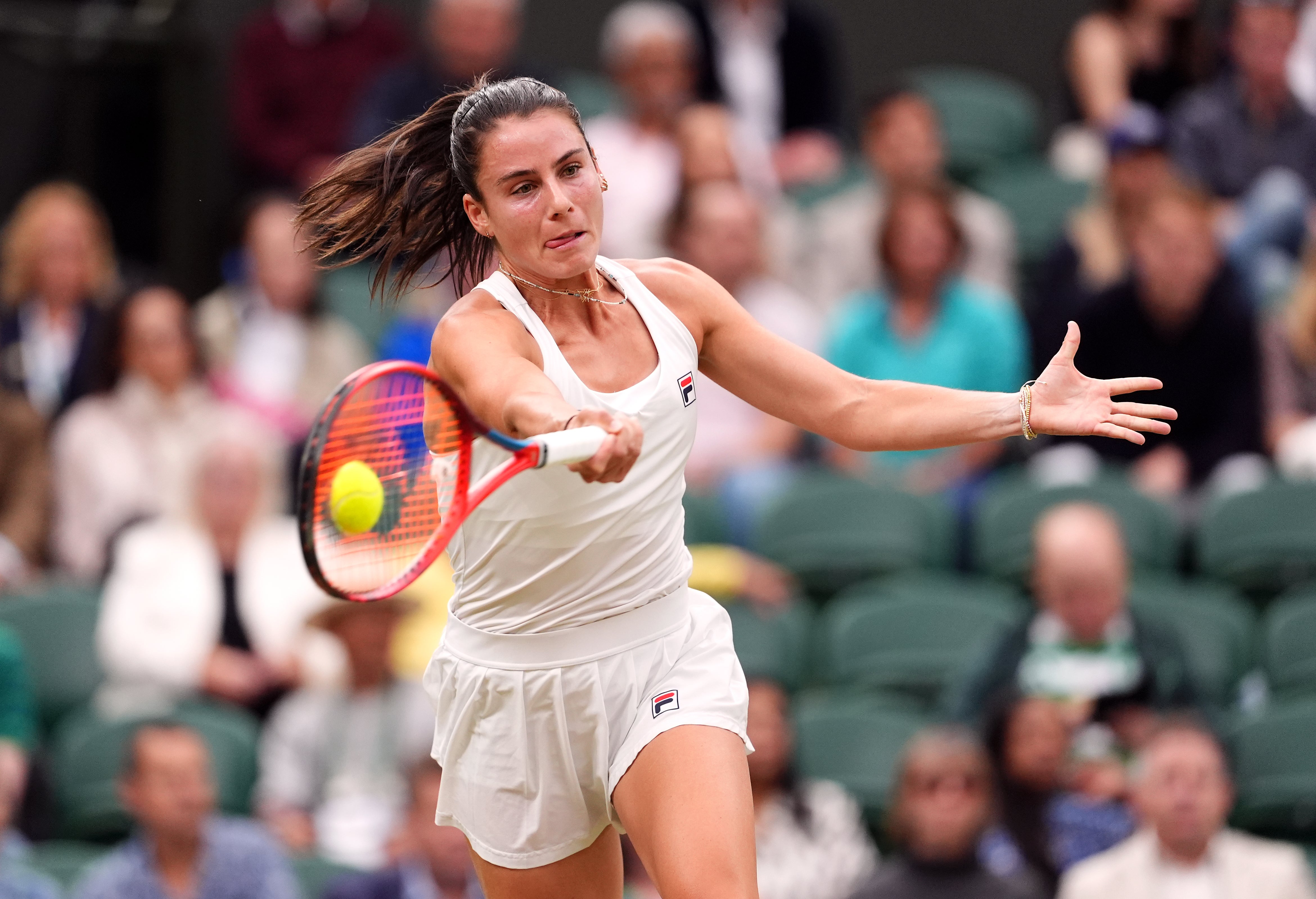 Emma Navarro was well beaten (John Walton/PA)