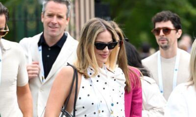 Margot Robbie Puts A High-Fashion Spin On Maternity Dressing At Wimbledon