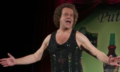 June 2, 2006, file photo, Richard Simmons speaks to the audience before the start of a summer salad fashion show at Grand Central Terminal in New York. Simmons publicist Tom Estey denied a claim by Simmons' former former masseuse and friend Mauro Oliveira that Simmons is being controlled by his housekeeper. Estey tells People magazine for an article published March 6, 2017, that Simmons has made a choice “to live a more private life.” (AP Photo/Tina Fineberg, File)