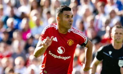 Casemiro captained Manchester United in their friendly loss to Rosenborg