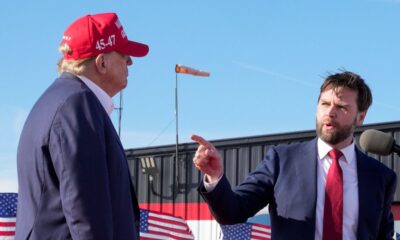 Donald Trump with JD Vance. File pic: AP Photo/Jeff Dean