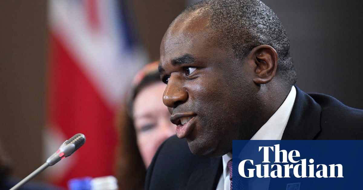 Lammy says Christianity and class give him common ground with JD Vance | David Lammy