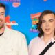 MrBeast and Ava Kris Tyson at Nickeodeon's Kids' Choice Awards last year. Pic: Hubert Boesl/picture-alliance/dpa/AP Images