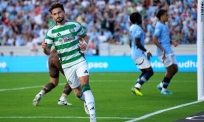 Kuhn double as Celtic beat Man City