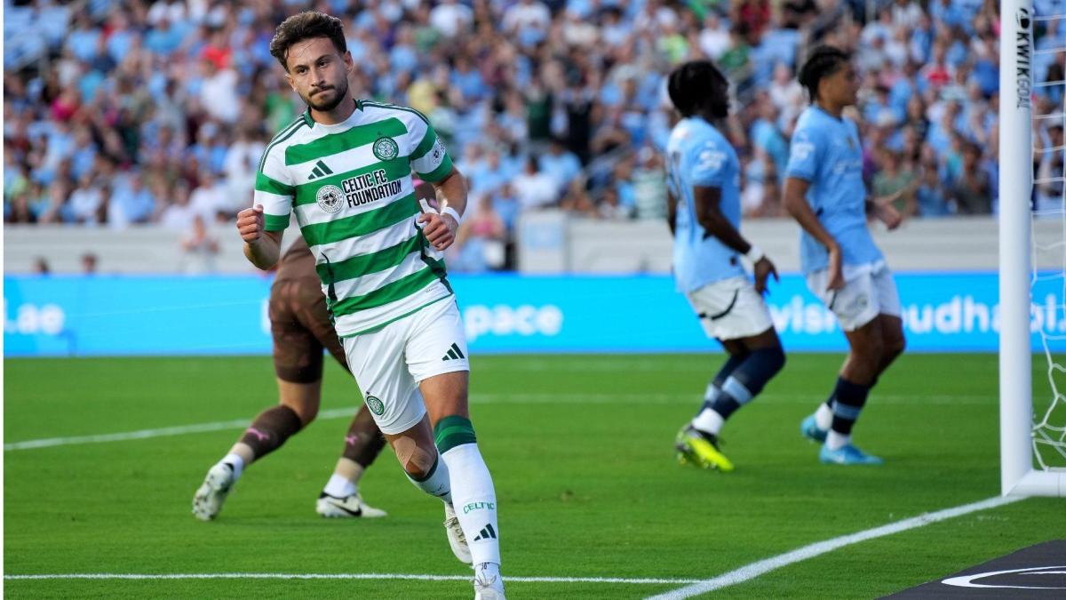 Kuhn double as Celtic beat Man City