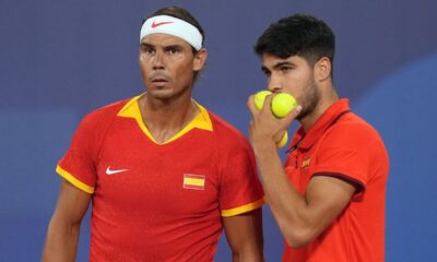 Rafael Nadal and Carlos Alacaraz launch Olympics doubles bid in style