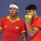 Rafael Nadal and Carlos Alacaraz launch Olympics doubles bid in style