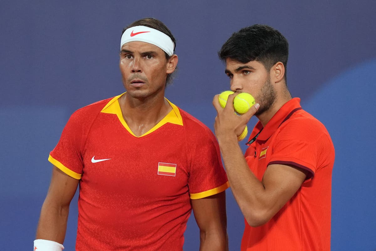 Rafael Nadal and Carlos Alacaraz launch Olympics doubles bid in style