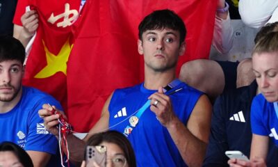 Tom Daley Is Back Knitting At the Paris Olympics. Here's Why