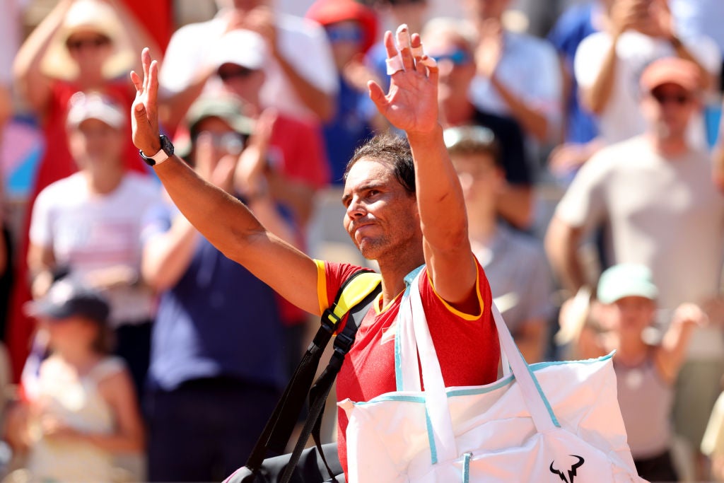 Nadal waves farwell to Court Philippe-Chatrier, for what could be the final time