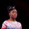 Simone Biles at the Tokyo Olympic Games.