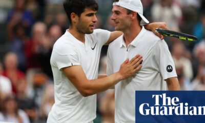 Alcaraz finds ‘solutions’ against Tommy Paul to reach Wimbledon semi-finals | Wimbledon 2024