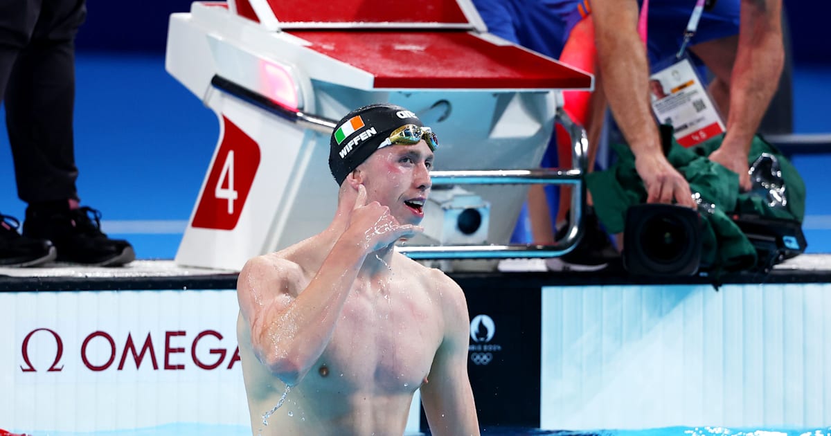 All results, as Daniel Wiffen wins Ireland Olympic gold in men's 800m freestyle