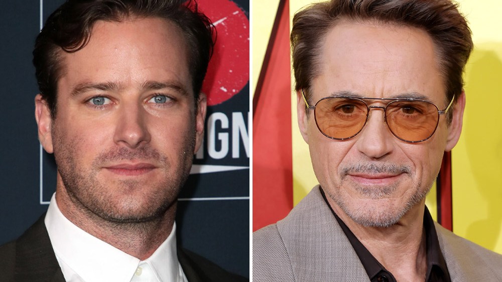 Armie Hammer Denies Robert Downey Jr. Paid for Rehab, but Gave Advice