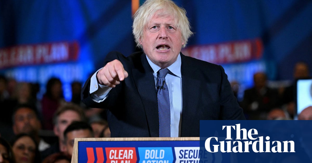 Boris Johnson takes swipe at Starmer and scorns Sunak in first campaign appearance | Boris Johnson