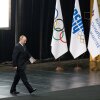 Russian President Vladimir Putin was once a major player in the Olympic movement, spending tens of billions of dollars to host the Sochi Winter Games in 2014.  Now his nation is barely participating in the Paris Summer Games.  (AP Photo/Pavel Golovkin)