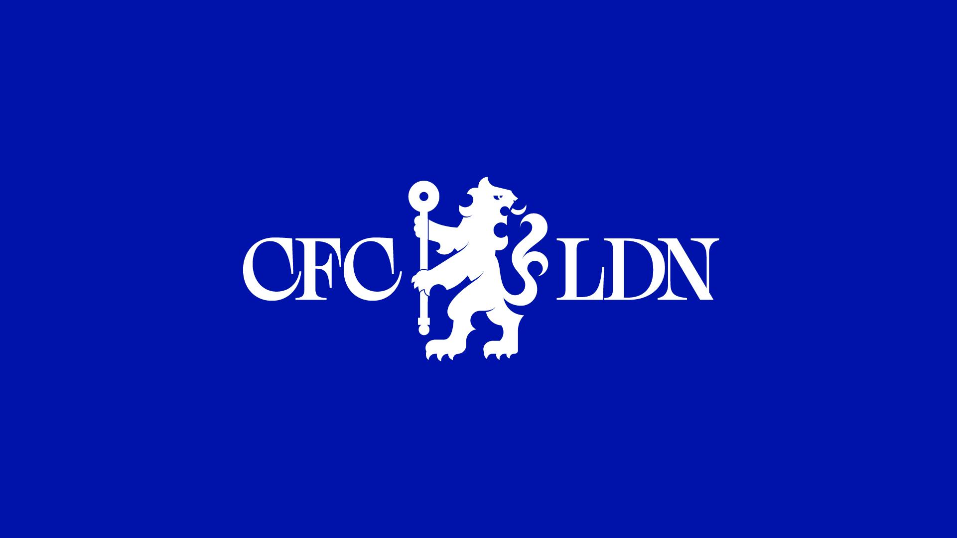 Chelsea FC We Burn Blue logi