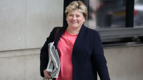 Reuters British Labour Party Emily Thornberry arrives at Broadcasting House 