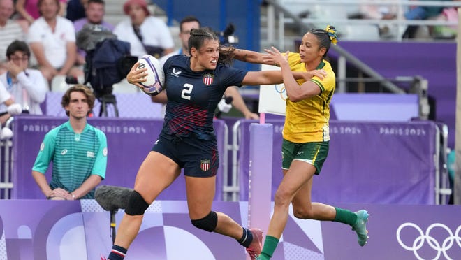 Ilona Maher tracker at Paris Olympic Games: Women's rugby sevens