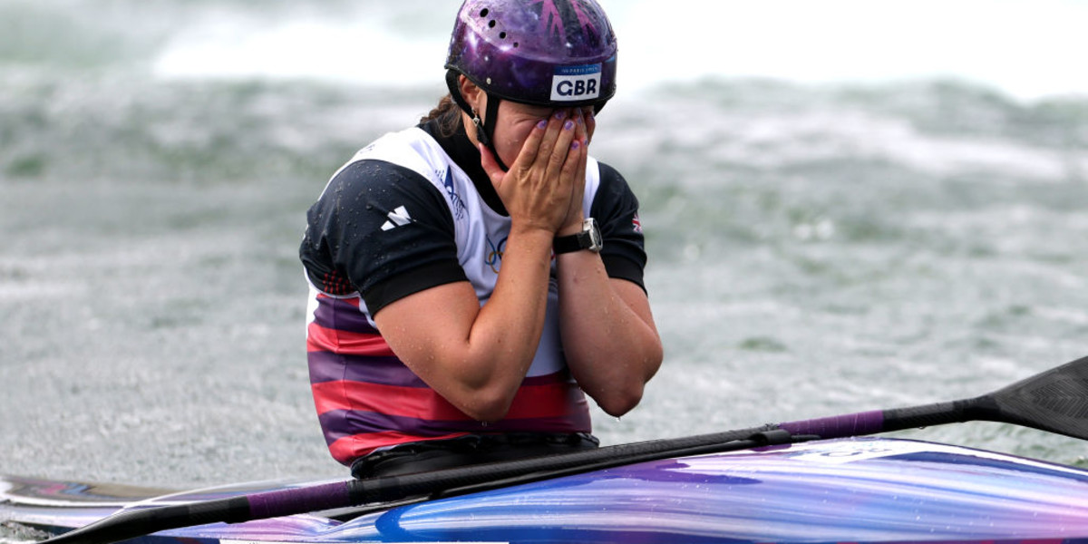 Kimberley Woods battles to emotional K1 bronze at Paris 2024