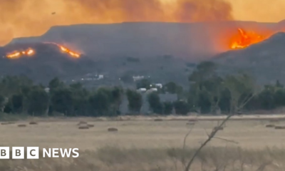 Lancashire holidaymaker evacuated as 'scary' Kos wild fires rage