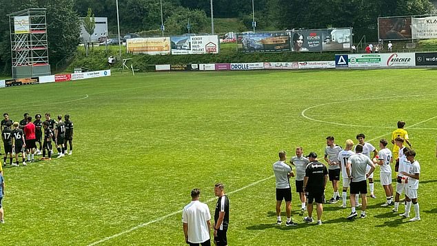 Liverpool Under-19s walked off the pitch during their match against Eintracht Frankfurt after alleged racist abuse