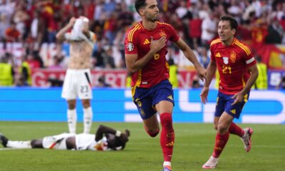 Merino last-gasp goal sends Spain to Euro 2024 semis after dramatic extra-time win over Germany