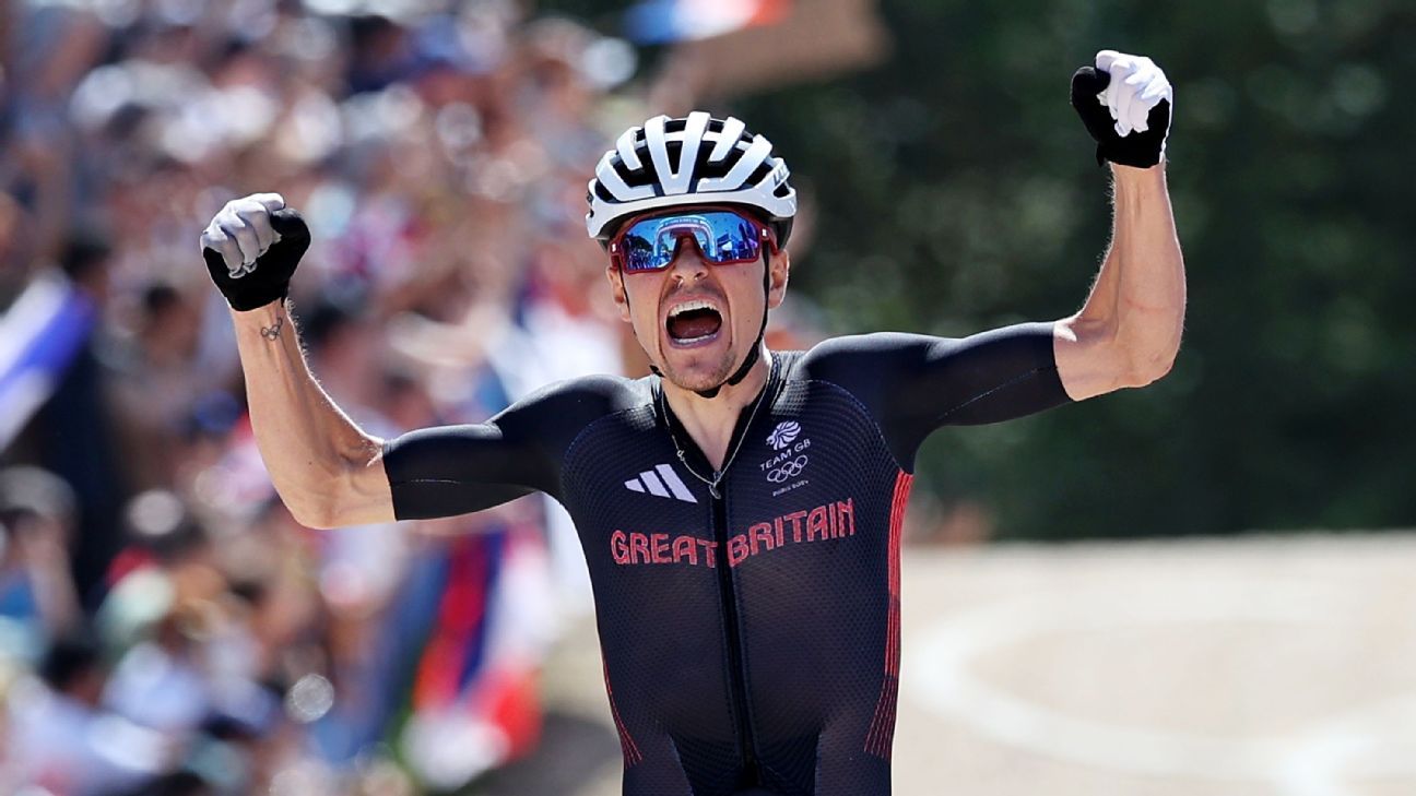 Olympics 2024: Tom Pidcock wins second mountain biking gold