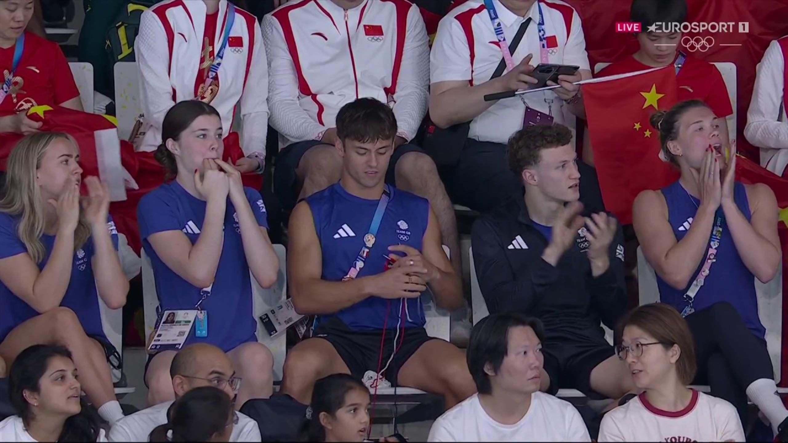 Paris Olympic Games 2024: Tom Daley spotted knitting while cheering on Yasmin Harper, Scarlett Mew Jensen win bronze