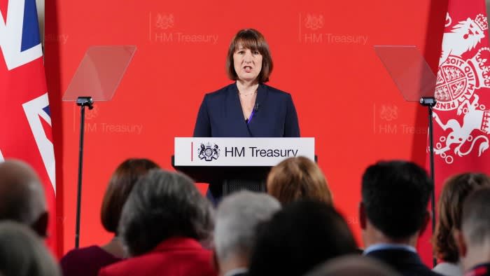 Rachel Reeves warns UK public finances in worst state since second world war