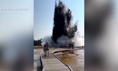 'Small hydrothermal explosion' reported at Biscuit Basin in Yellowstone NP