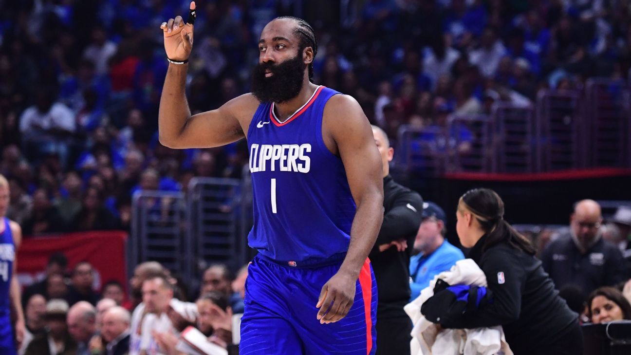 Sources - James Harden, Clippers agree to 2-year, $70M deal