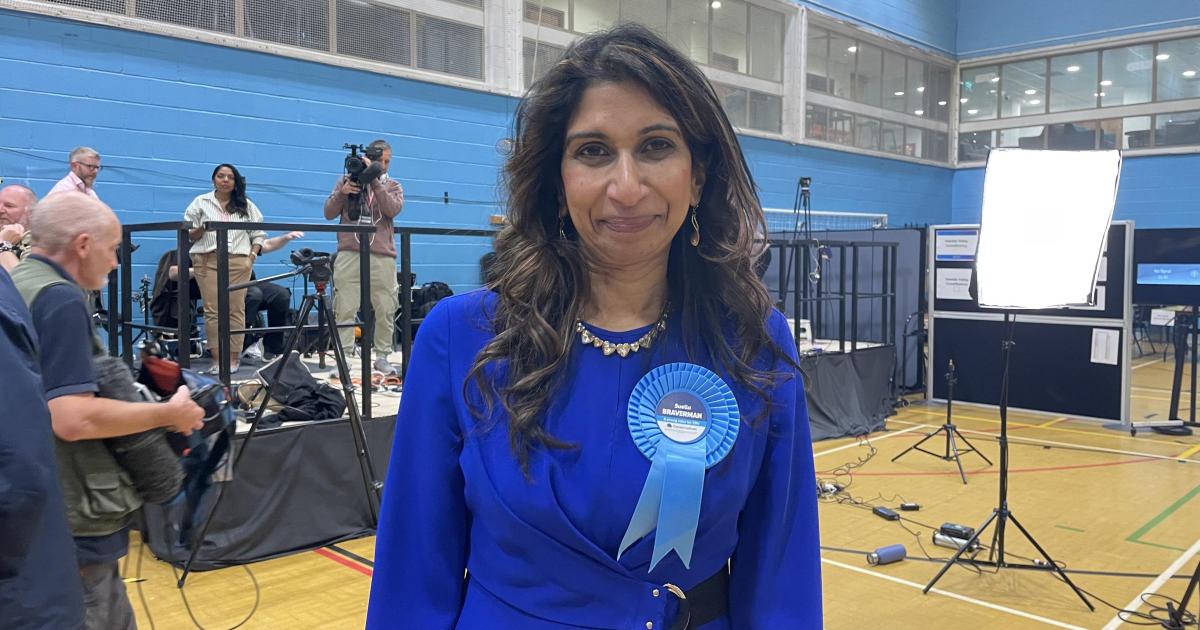 Suella Braverman says 'I'm sorry' after retaining seat