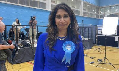 Suella Braverman says 'I'm sorry' after retaining seat