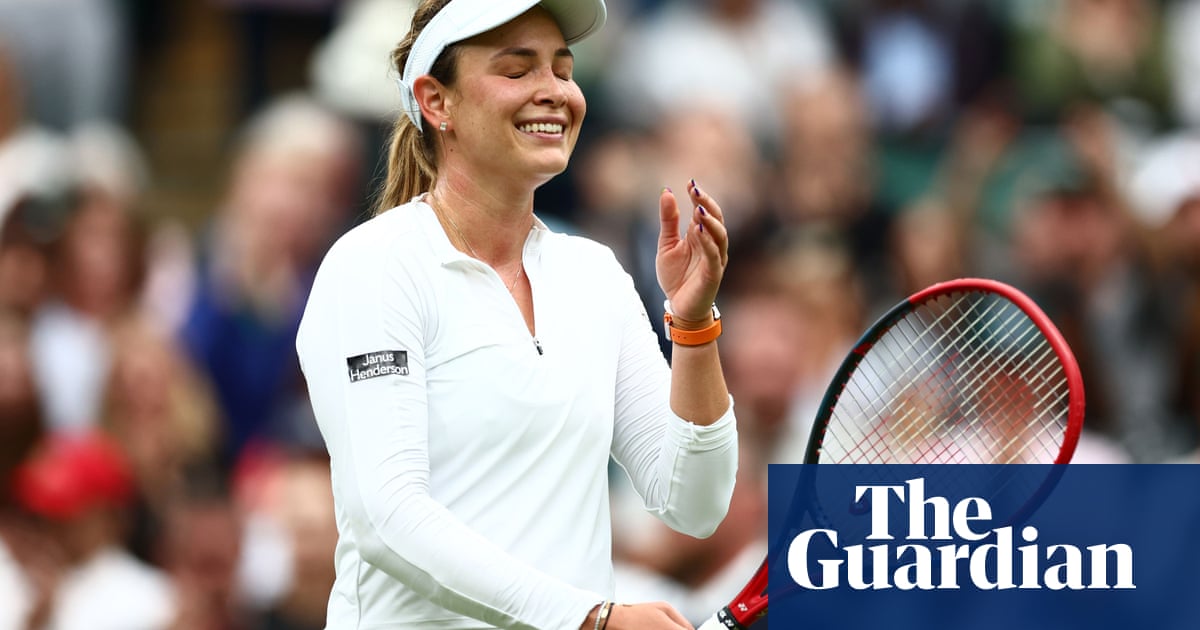 Vekic eclipses Sun at Wimbledon to reach first grand slam semi at 43rd attempt | Wimbledon 2024