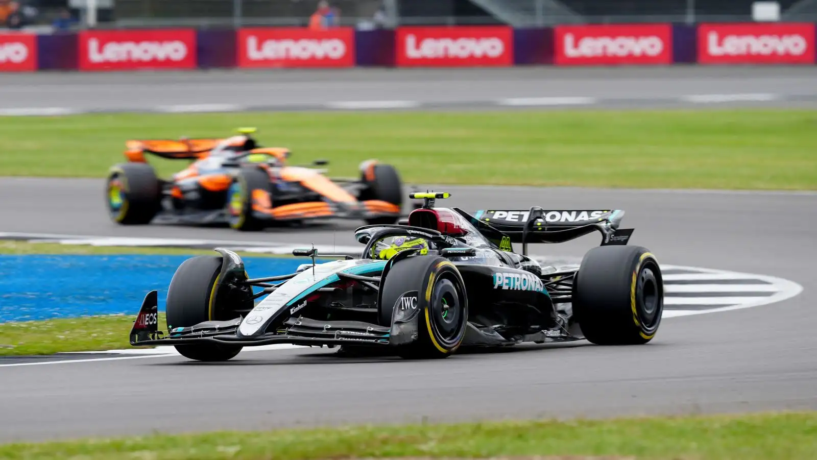 What Lewis Hamilton said to Lando Norris in Silverstone cooldown room