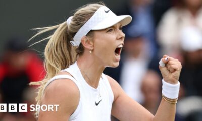 Wimbledon results 2024: Katie Boulter sets up second-round tie with fellow Briton Harriet Dart