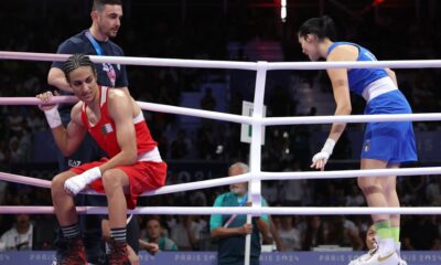 Olympic boxer in gender test controversy wins bout after opponent quits – NBC New York