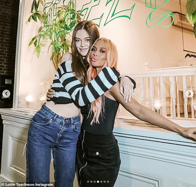 Just three years later she suffered another devastating loss when her little sister Félicité died at 18 from an accidental drug overdose in 2019, as she admitted that she had 'never expected' it could get worse after losing her mum (pictured with Félicité)