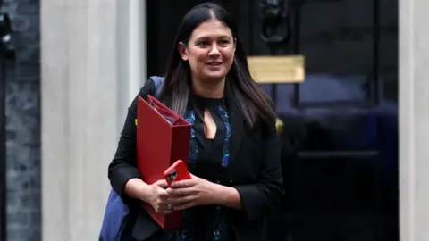 EPA Britain's Culture Secretary Lisa Nandy leaves the first meeting of the Cabinet of the new Labour government in Downing Street, London, Britain, 06 July 2024. Keir Starmer became the country's new prime minister on 05 July, after his party won a landslide victory in the general election. Prime Minister Starmer chairs his first Cabinet, London, United Kingdom - 06 Jul 2024