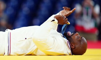 How judo’s friendly giant Teddy Riner delivered one of the moments of the Paris 2024 Olympics