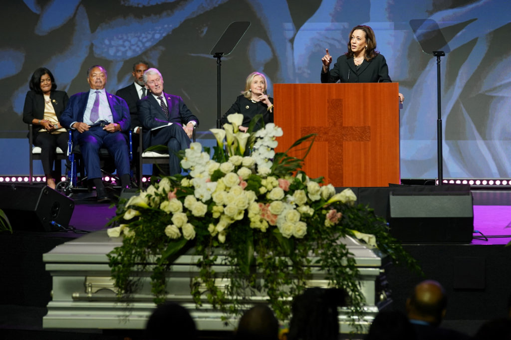 WATCH: Harris delivers eulogy at memorial service for Rep. Sheila Jackson Lee