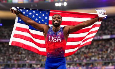 ‘I’m incredible’: Noah Lyles channels main-character energy to win dramatic Olympic 100m final