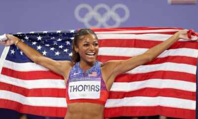 Gabby Thomas wins 200-meter Olympic final and takes gold : NPR