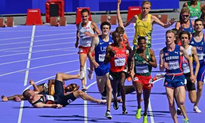 George Mills makes Olympic 5000m final after dramatic fall in heats