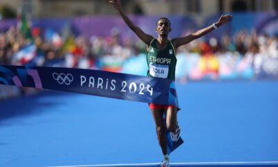 Olympics 2024 LIVE: Marathon updates as Tamirat Tola wins gold and Eliud Kipchoge struggles on brutal course